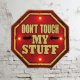 Znak Metalowy RETRO LED Don't Touch Forever Light 5