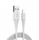 Kabel USB - micro USB 2m biały VA0290 Vayox 4