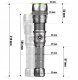 Latarka taktyczna 3000lm IPX7 30W LED SMD Pro Series VA0364 Vayox 12