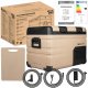 Lodówka turystyczna 39L DC12/24V AC 220-240V dwie komory Expedition series VA-E39 Vayox 10