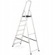 Drabina aluminiowa, 7 stopni, wytrzymałość 150 kg I-1917 4
