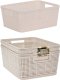 Plastikowe koszyki do organizacji, 24,5 x 19 x 10 cm, 2 szt. 1