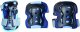 Muuwmi Elbow and knee protector set M size blue AU 554 1