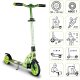 Six Degrees Aluminium Scooter 180/145 mm green AU 587 1