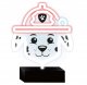 PAW PATROL Led neon lamp on a stand for children Paw Patrol-Marshall 29726 1