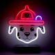 PAW PATROL Led neon lamp on a stand for children Paw Patrol-Marshall 29726 4