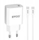 BWOO CDA159 mobile phone charger Type-C 20W PD +Type-C cable 1m 1
