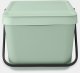 BRABANTIA Sort & Go waste bin 20L jade green 277764 5