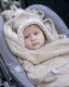 Lodger Wrapper Folklore Fleece Wrap 2 in 1 Beige WPF 630 2