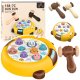Gra Zręcznościowa Whack- A- Mole Dwa Młotki Kotek Żółto Brązowa LEAN Toys 1