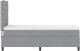 vidaXL Rama łóżka z materacem Jasnoszary Materiał 100 x 200 cm Materac 9