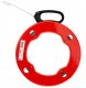 Linka stalowa do przeciągania kabli 1,3x3mm 50m czerwona kaseta NEKU 3