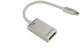 AUDA CableTime Adapter USB 3.1 typ-C - DisplayPort 4K@60 (wtyk / gniazdo) srebrny 15cm 1