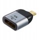 AUDA CableTime Adapter USB 3.1 typ-C - DisplayPort 4K@60 (wtyk / gniazdo) srebrny 15cm 12