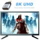 AUDA CableTime Adapter USB 3.1 typ-C - DisplayPort 4K@60 (wtyk / gniazdo) srebrny 15cm 14