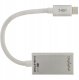 AUDA CableTime Adapter USB 3.1 typ-C - DisplayPort 4K@60 (wtyk / gniazdo) srebrny 15cm 3