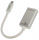 AUDA CableTime Adapter USB 3.1 typ-C - DisplayPort 4K@60 (wtyk / gniazdo) srebrny 15cm 5