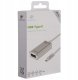 AUDA CableTime Adapter USB 3.1 typ-C - DisplayPort 4K@60 (wtyk / gniazdo) srebrny 15cm 6