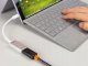 AUDA CableTime Adapter USB 3.1 typ-C - DisplayPort 4K@60 (wtyk / gniazdo) srebrny 15cm 9