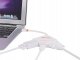 AUDA CableTime Adapter mini DisplayPort - HDMI + SVGA (D-Sub 15-pin) + DVI-I (24+5pin) Full HD (wtyk / 3x gniazdo) biały 15cm 7
