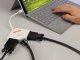 AUDA CableTime Adapter mini DisplayPort - HDMI + SVGA (D-Sub 15-pin) + DVI-I (24+5pin) Full HD (wtyk / 3x gniazdo) biały 15cm 9