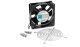 Zestaw:wentylator DN-FAN120B,osłona metalowa DN-FAN120/GR,wkręt DN-FAN-M4-8szt DN-FAN120B-KIT 1