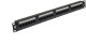 Patch panel RACK 19 kat.5e 24p UTP 1U czarny NEKU 1