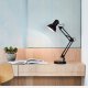 Lampka biurkowa Lumiled Lampka Biurkowa Kreślarska Stołowa E27 TOBI Czarna Lumiled + uchwyt na blat 4