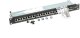 Patch panel RACK 19 kat.6A 24p FTP z półką 1U czarny 1