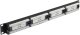 Patch panel RACK 19cali kat.6 24p UTP 1U czarny NEKU 1