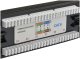 Patch panel RACK 19cali kat.6 24p UTP 1U czarny NEKU 2