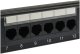 Patch panel RACK 19cali kat.6 24p UTP 1U czarny NEKU 3