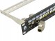 Patch panel pusty RACK 19 1U na 24 moduły keystone STP czarny NEKU 5