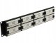 Patch panel RACK 19 kat.6 48p UTP 2U czarny NEKU 4