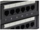 Patch panel RACK 19 kat.6 48p UTP 2U czarny NEKU 5
