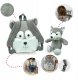 Pliušinis žaislas Husky Harry reversible kuprinė - 26cm 1