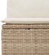 vidaXL Sofa ogrodowa Zestaw 6 Beżowy Rattan, Poliester Sofa na zewnątrz 6