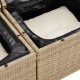 vidaXL Sofa ogrodowa Zestaw 6 Beżowy Rattan, Poliester Sofa na zewnątrz 7