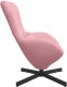 vidaXL Fotel jajko Różowy Welur 5