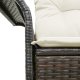 vidaXL Sofa ogrodowa 2-osobowa z poduszkami brązowy polirattan 7