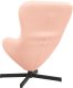 vidaXL Fotel jajko Różowy z tkaniny przypominającej wełnę 6