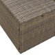 vidaXL 2-osobowa sofa ogrodowa z schowkiem i poduszkami szary rattan w technologii poliwęglanowej 5