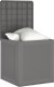 vidaXL Skrzynia na Zewnątrz Jasnoszara 55x53x57 cm PP 3