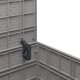vidaXL Skrzynia na Zewnątrz Jasnoszara 55x53x57 cm PP 9