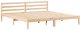 vidaXL Łóżko z zagłówkiem 200x210 cm z litego drewna sosnowego 3