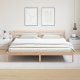 vidaXL Łóżko z zagłówkiem 200x210 cm z litego drewna sosnowego 4
