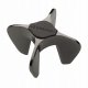 Le Creuset Sparkling wine bottle opener SW-100 Champagne Star 7 24 3cm black nickel 0630870075190 1