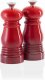Le Creuset Salt and Pepper Mill Set 11cm Red 0630870165617 1