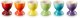Le Creuset Egg Holder Set 6 pcs. Stoneware Assorted Colors 0843251156429 1