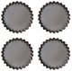 Set of tartlet molds. 4 pcs with removable base O10cm 3426470271684 1